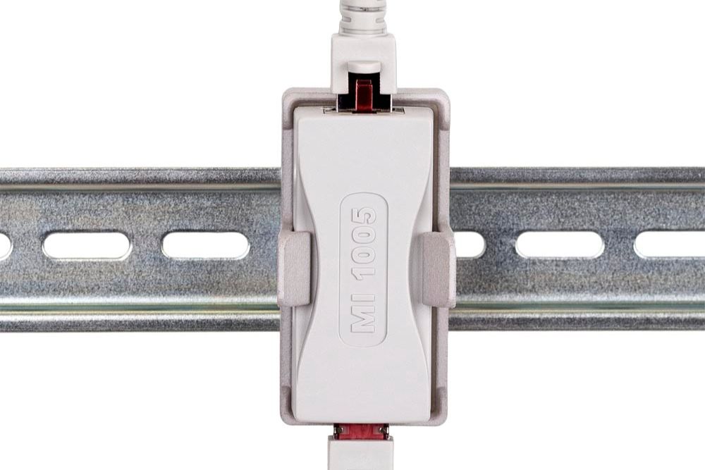 MI 1005/MI 2005 Mounting Bracket with DIN Rail Adapter