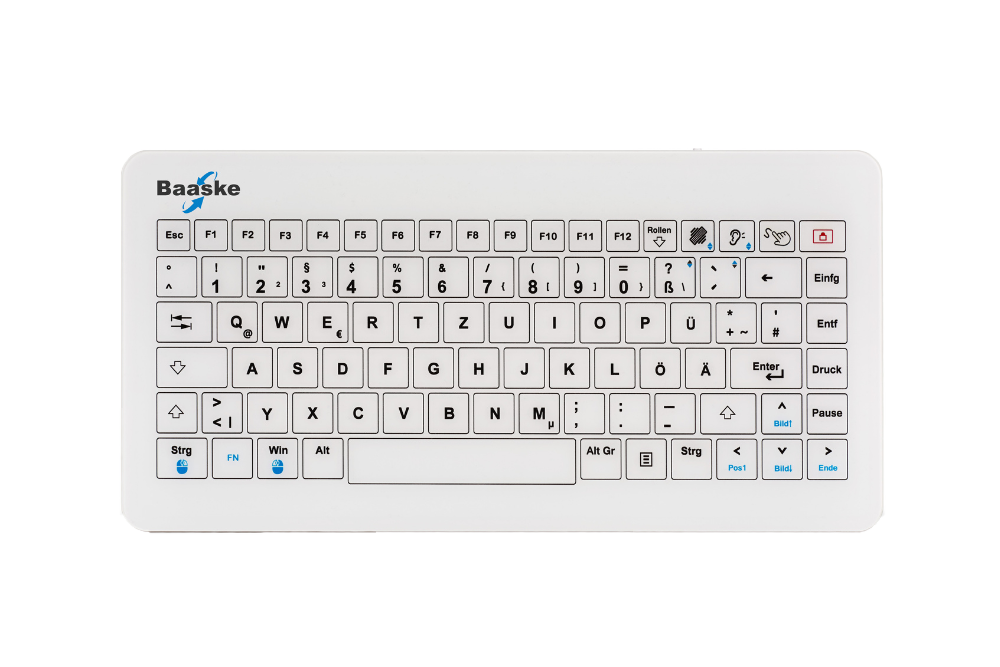 Baaske GL01M Mini Glass Keyboard (DE)