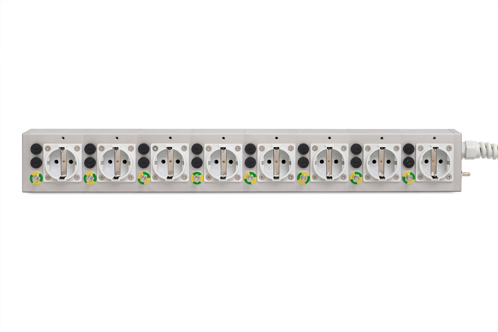 Medical multiple socket outlet MEDX ZPA – 5m cable length