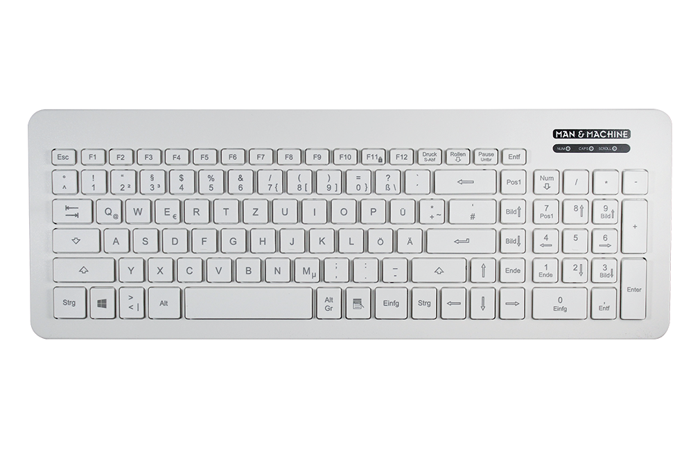 Man & Machine Very Cool Keyboard in white