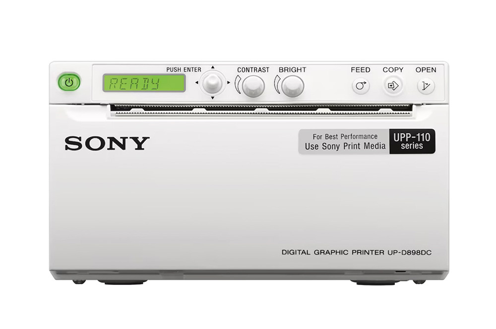 Sony UP-D898DC A6 BW Thermal Printer with DC Input