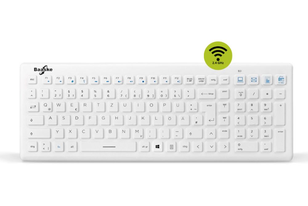Baaske BF01 medcial wireless keyboard (DE)