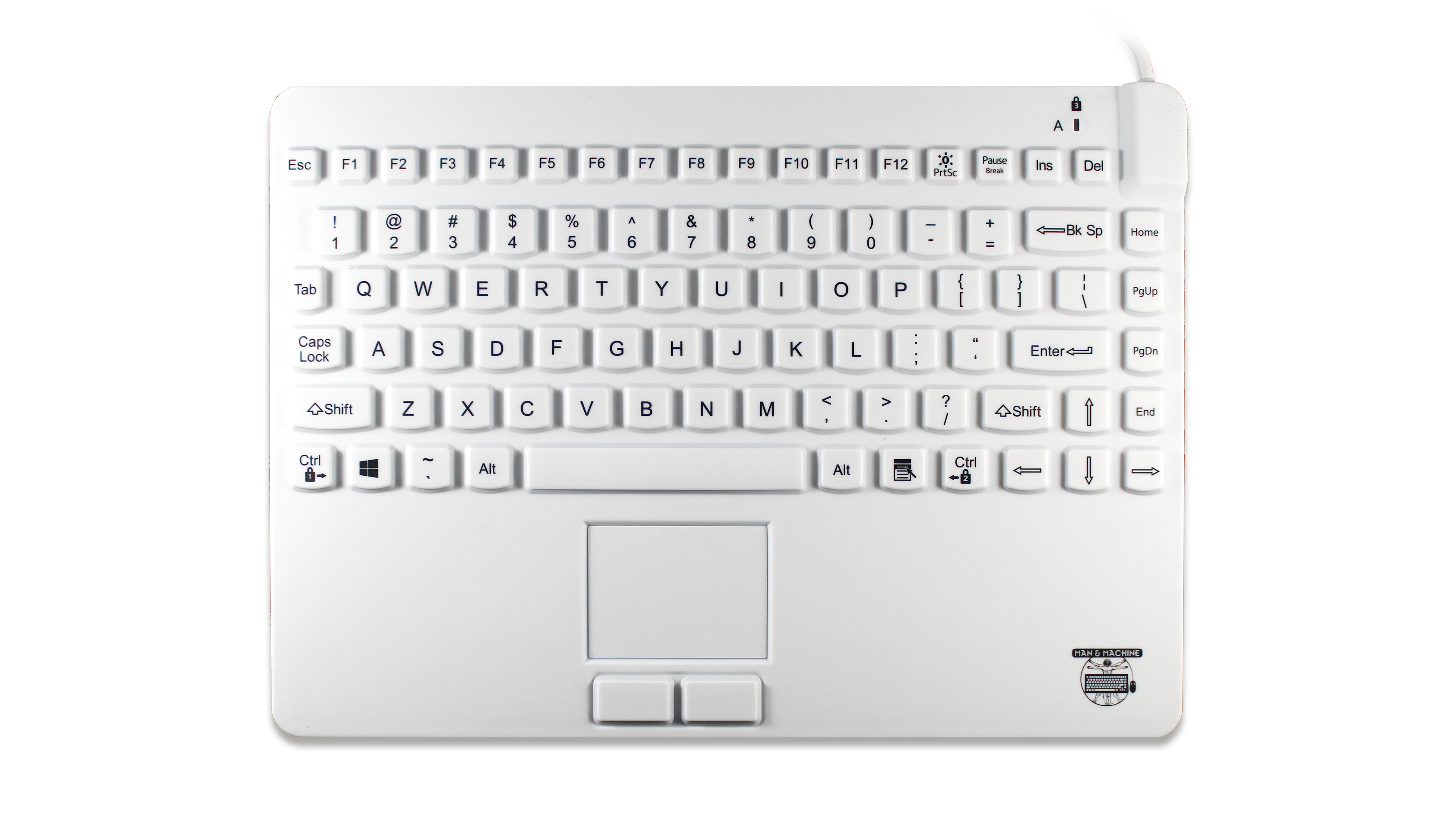 Laptop Design Silicone Keyboard M&M Slim Cool+ (DE)