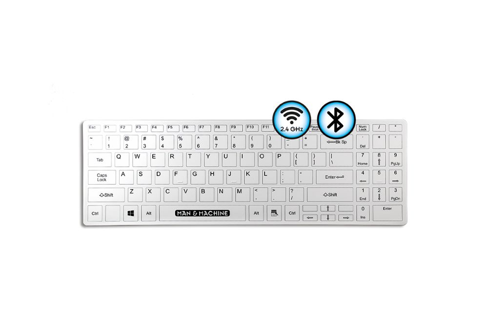 Man & Machine Its Cool Flat Wireless Keyboard (DE)
